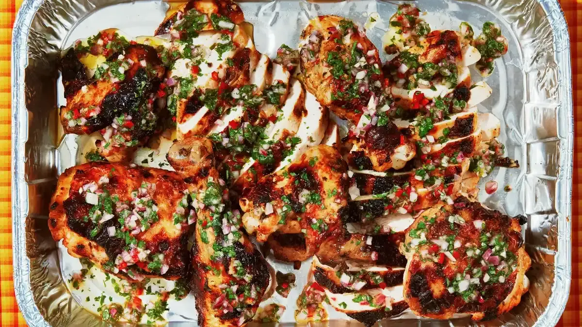A Citrus Twist on Classic Beer Can Chicken