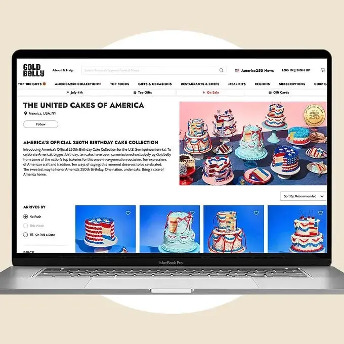 America's 250th Birthday Cakes Arrive