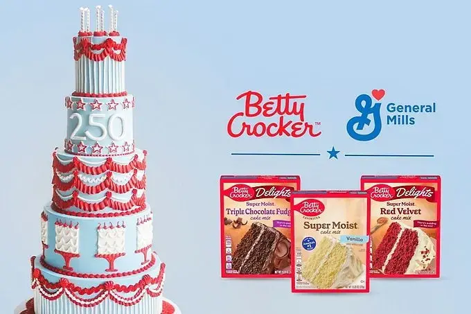 Betty Crocker Announces One Million Free Cakes for U.S. 250th Anniversary