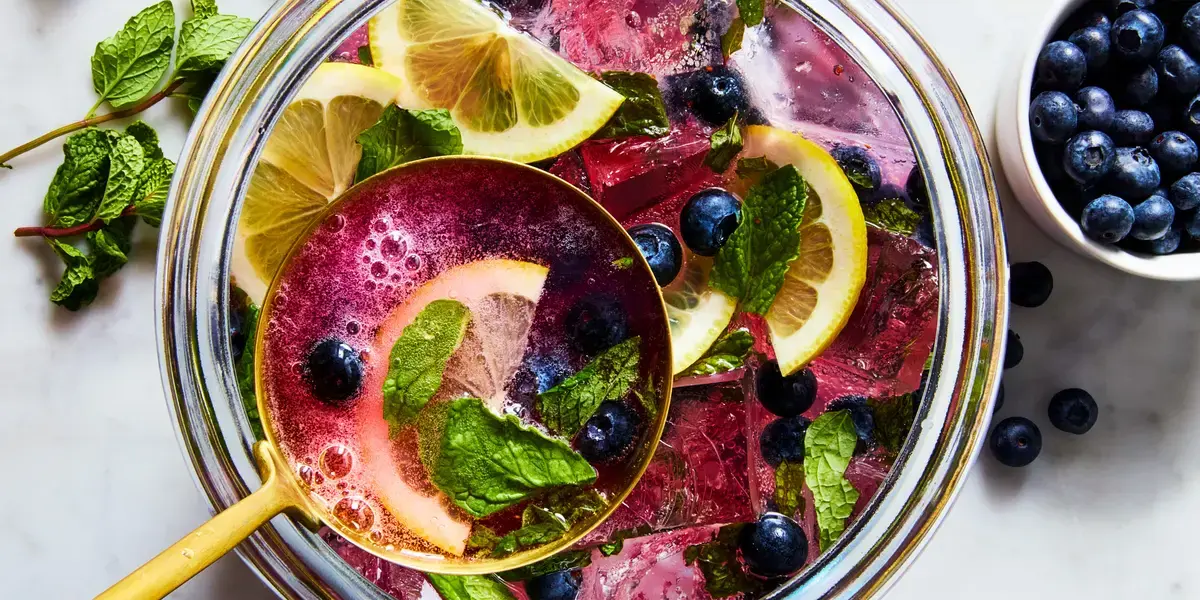 Blueberry Bliss in a Glass