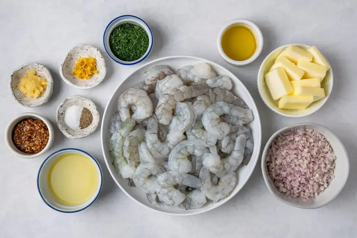 Buttery Shrimp with Fresh Dill