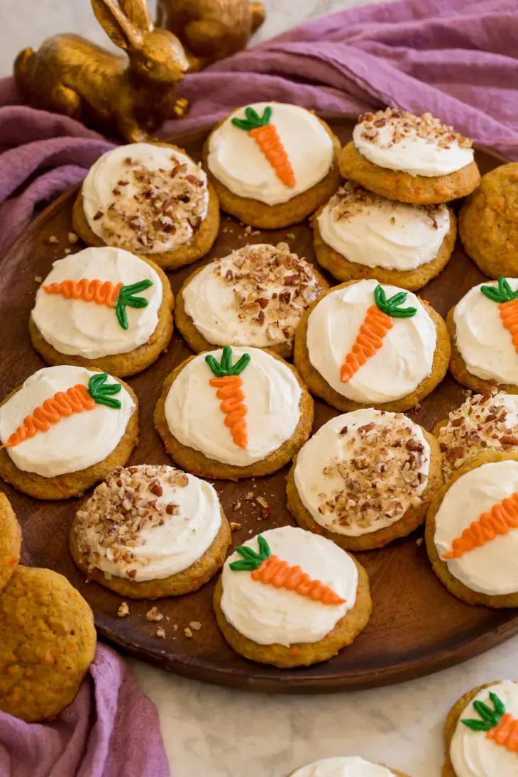 Carrot Cake Cookies Delight in Handheld Form