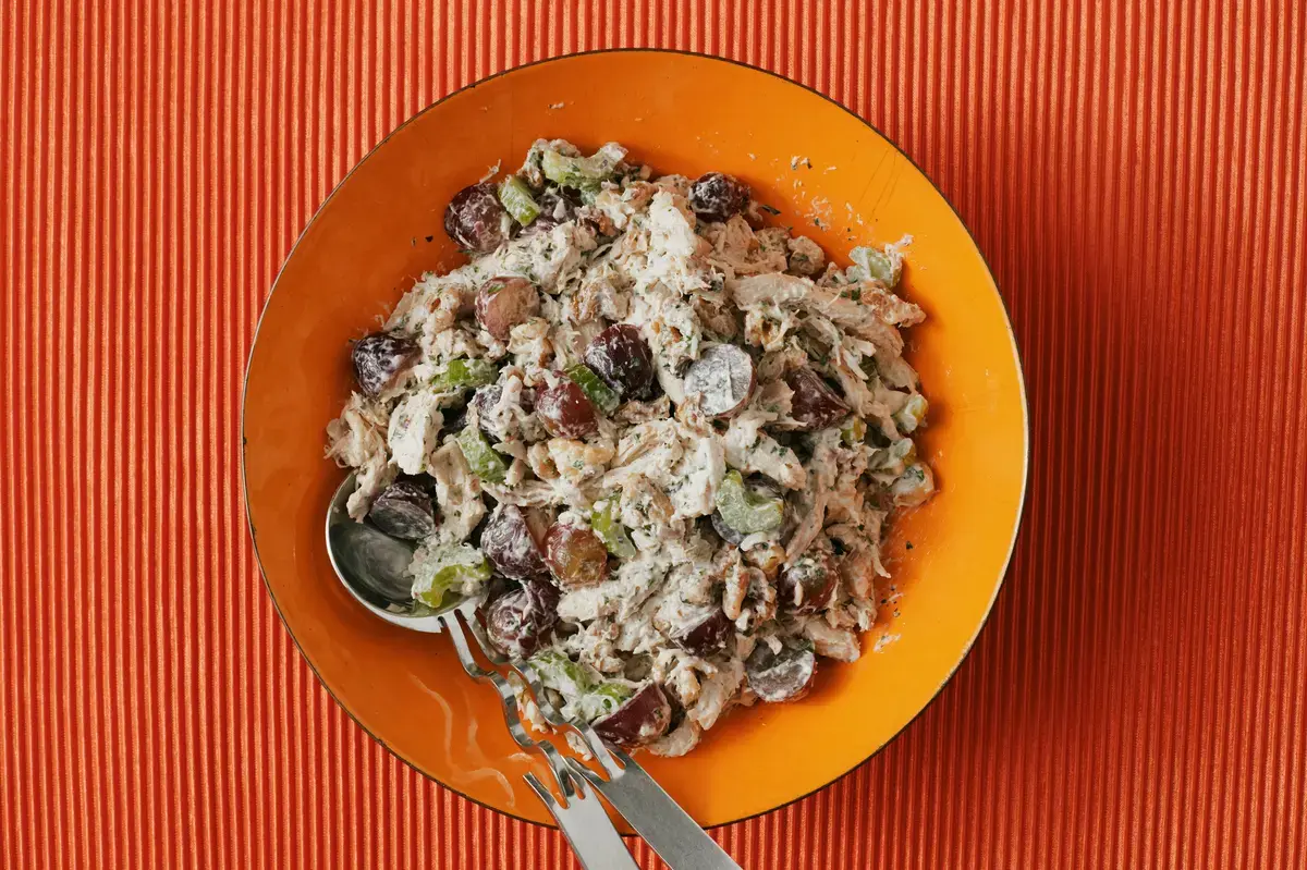Classic Chicken Salad Recipe Combines Grapes and Walnuts for a Fresh Twist