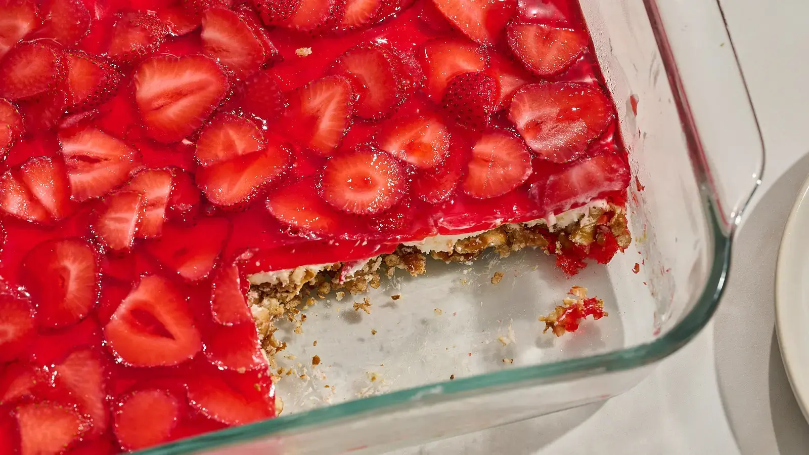 Classic Strawberry Pretzel Salad Remains a Beloved Summer Staple