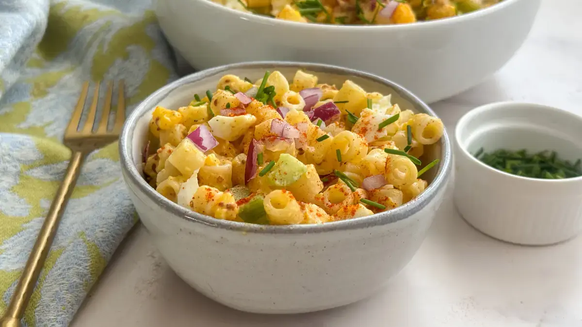 Deviled Egg Pasta Salad Brings Classic Party Flavor to the Bowl