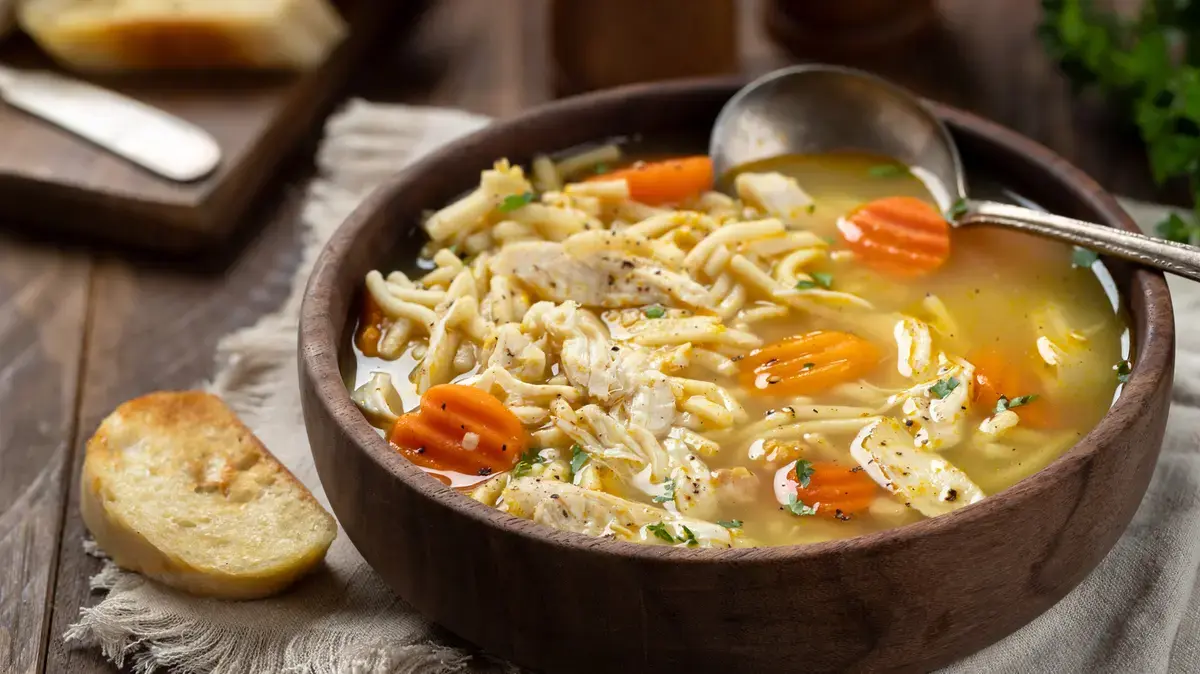 Elevate Canned Chicken Noodle Soup with Japanese Flair