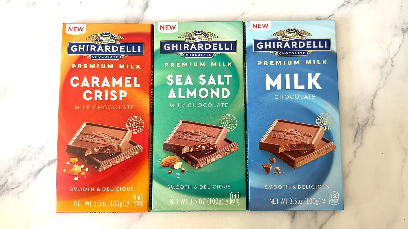 Ghirardelli Launches Three New Milk Chocolate Bars for Summer 2026