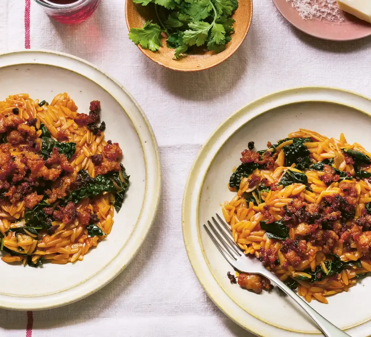 Gochujang Sausage Orzo: A Quick and Flavorful Midweek Meal