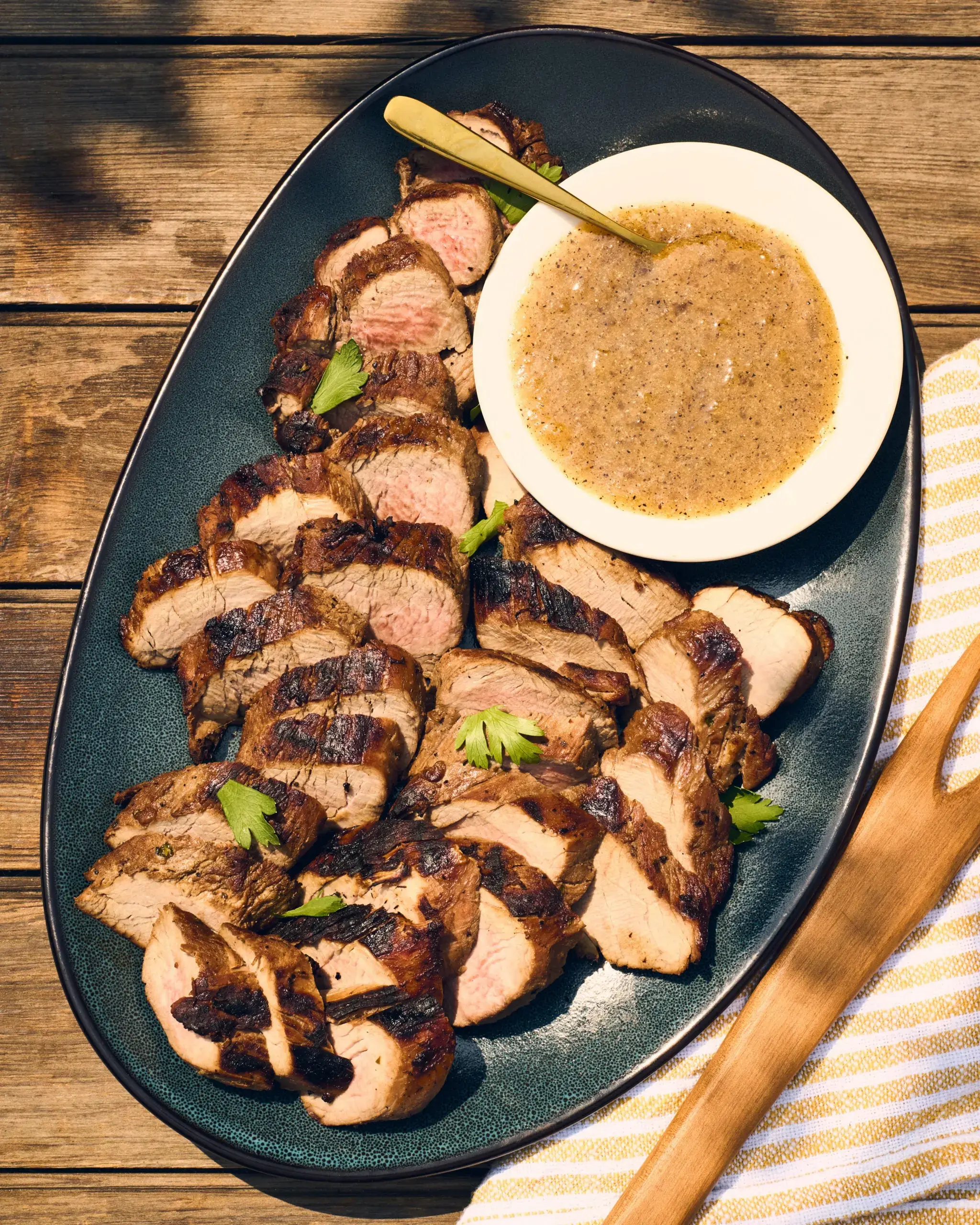 Grilled Pork Tenderloin With Jezebel Sauce