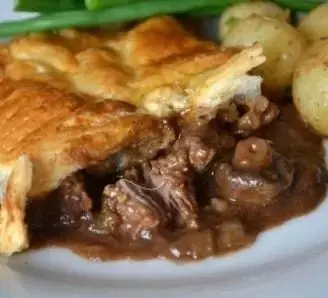 Indulge in a Hearty Beef, Guinness, and Stilton Pie Recipe