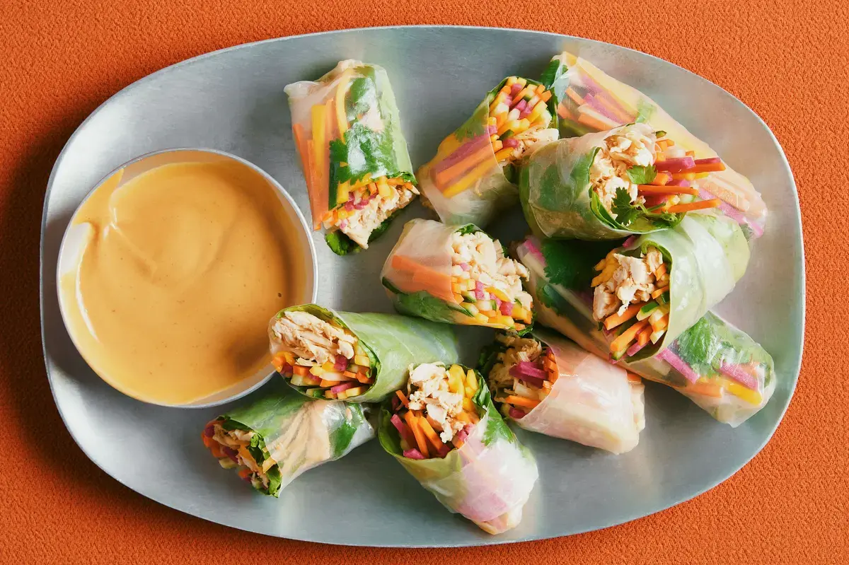 Mango Chicken Summer Rolls Offer Fresh, No‑Cook Meal Option
