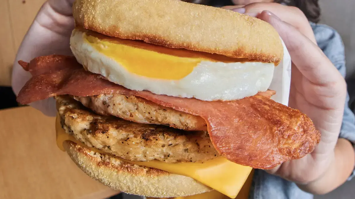 McDonald's Triple Breakfast Stacks McMuffin