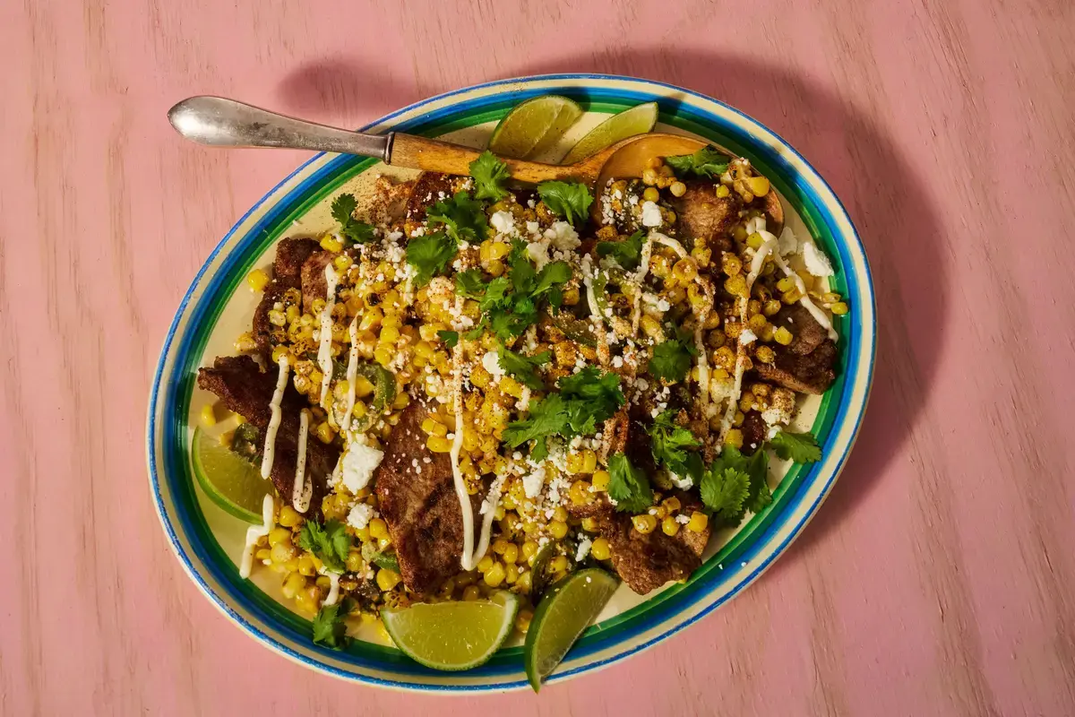 Quick Pork Dinner Features Street Corn Flavors