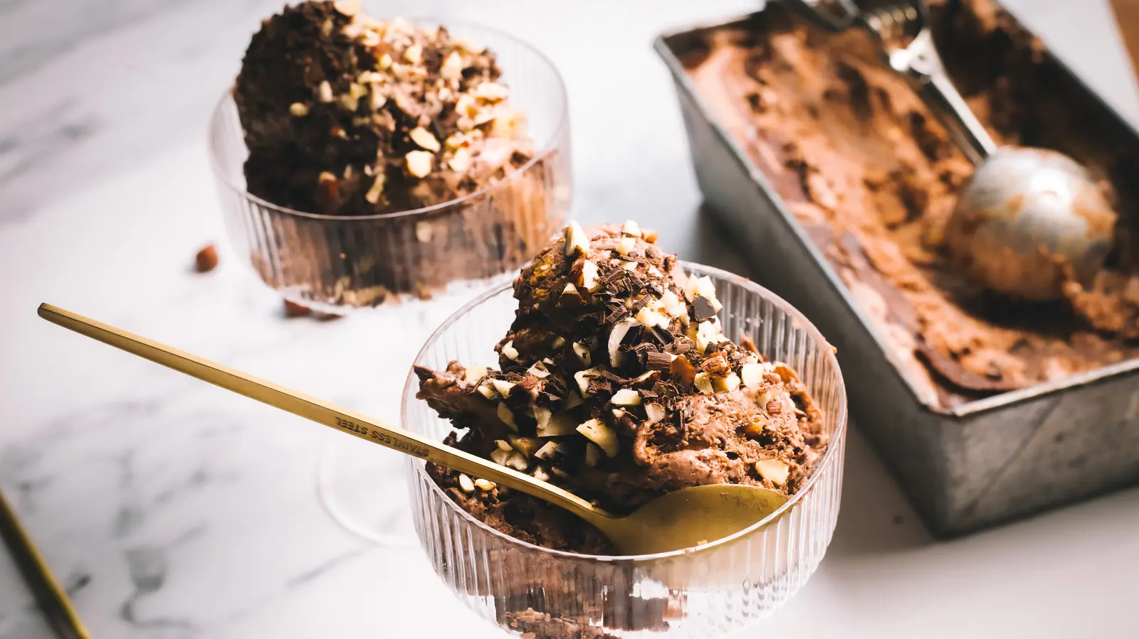Homemade Nutella Chocolate Ice Cream Delivers Superior Flavor