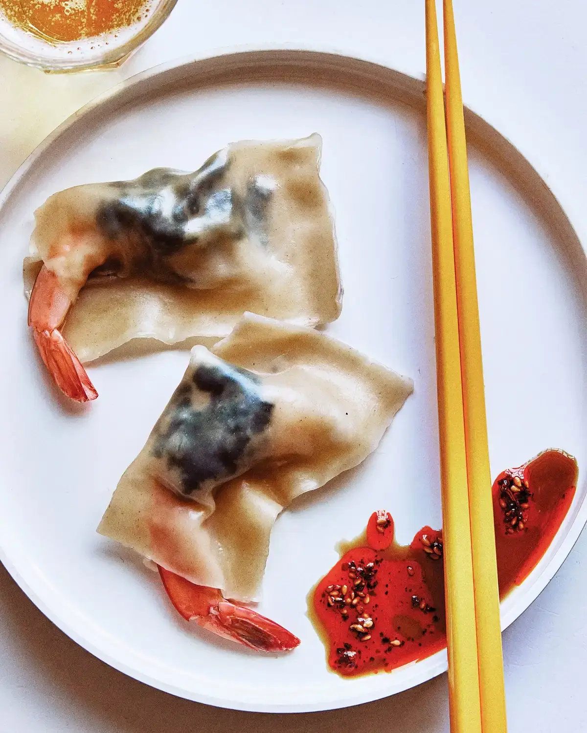 Shrimp and Pea Shoot Dumplings