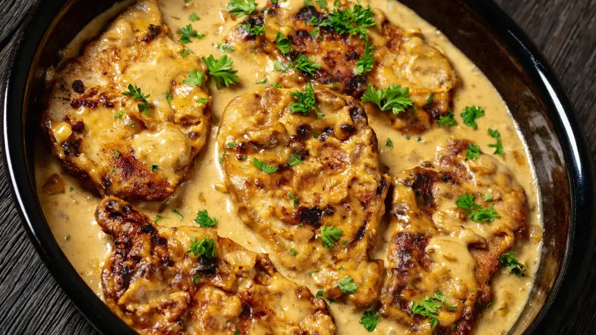 Simple Ingredients Elevate Slow Cooker Pork Chops