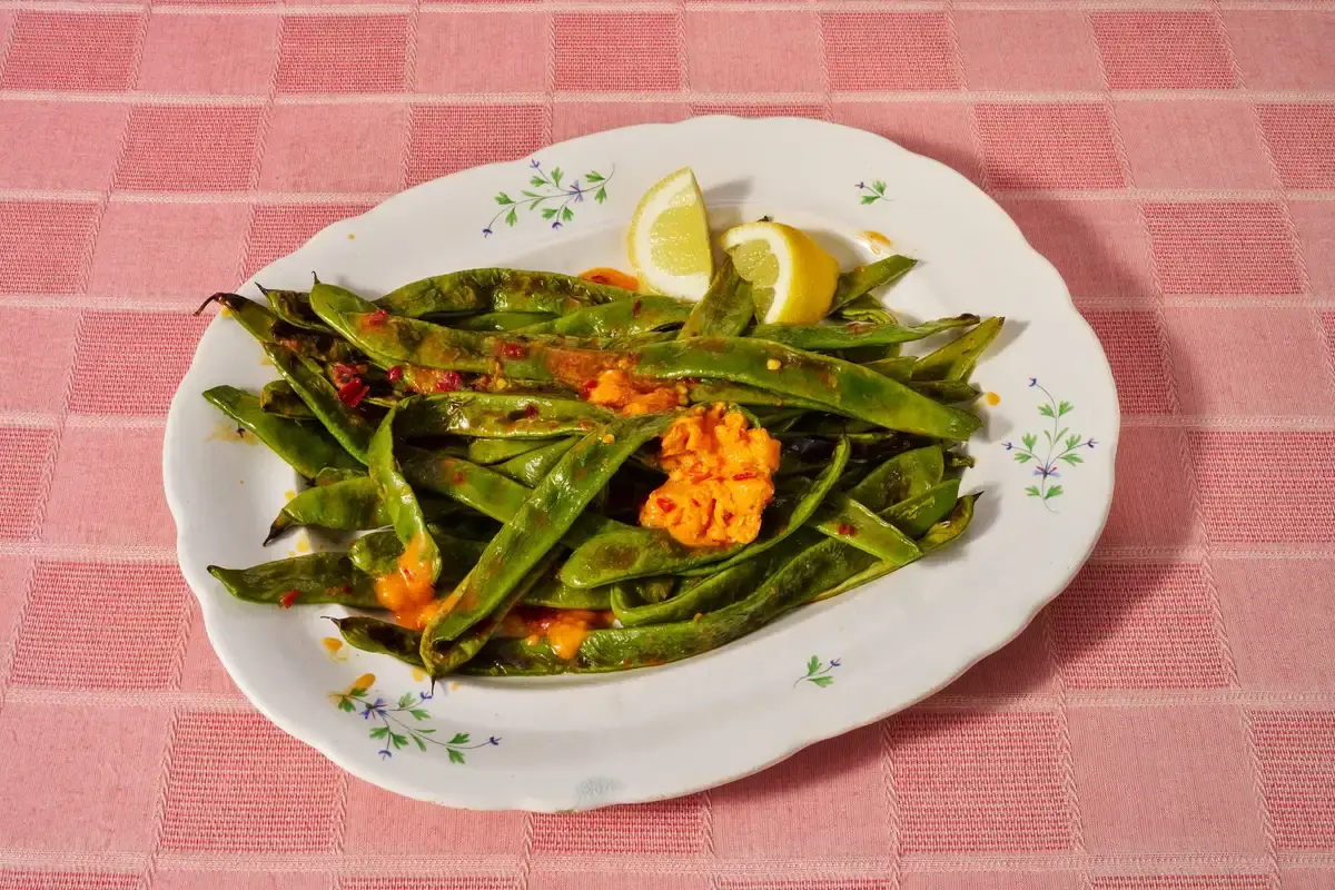 Summer Side Dish Elevated: Romano Beans with Chile Butter