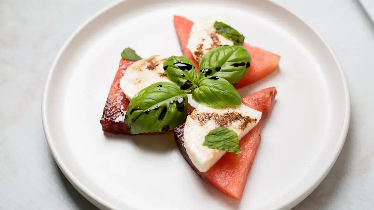 Sweet Twist on a Summer Favorite: Watermelon Caprese Salad