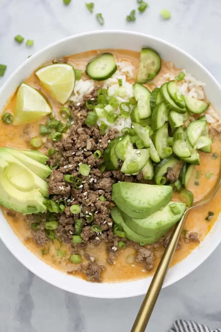 A New High Protein Thai Curry Broth Bowl With Crispy Beef Takes Over Winter Menus