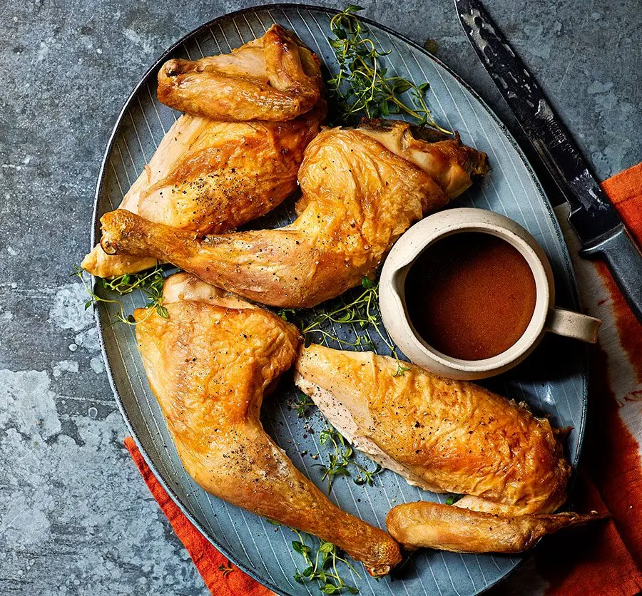 The surprising baking cupboard ingredient that fixes soggy chicken skin
