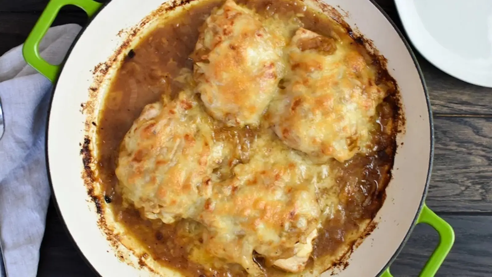 Baked Chicken With French Onion Flavor Uses Two Easy Store-Bought Shortcuts