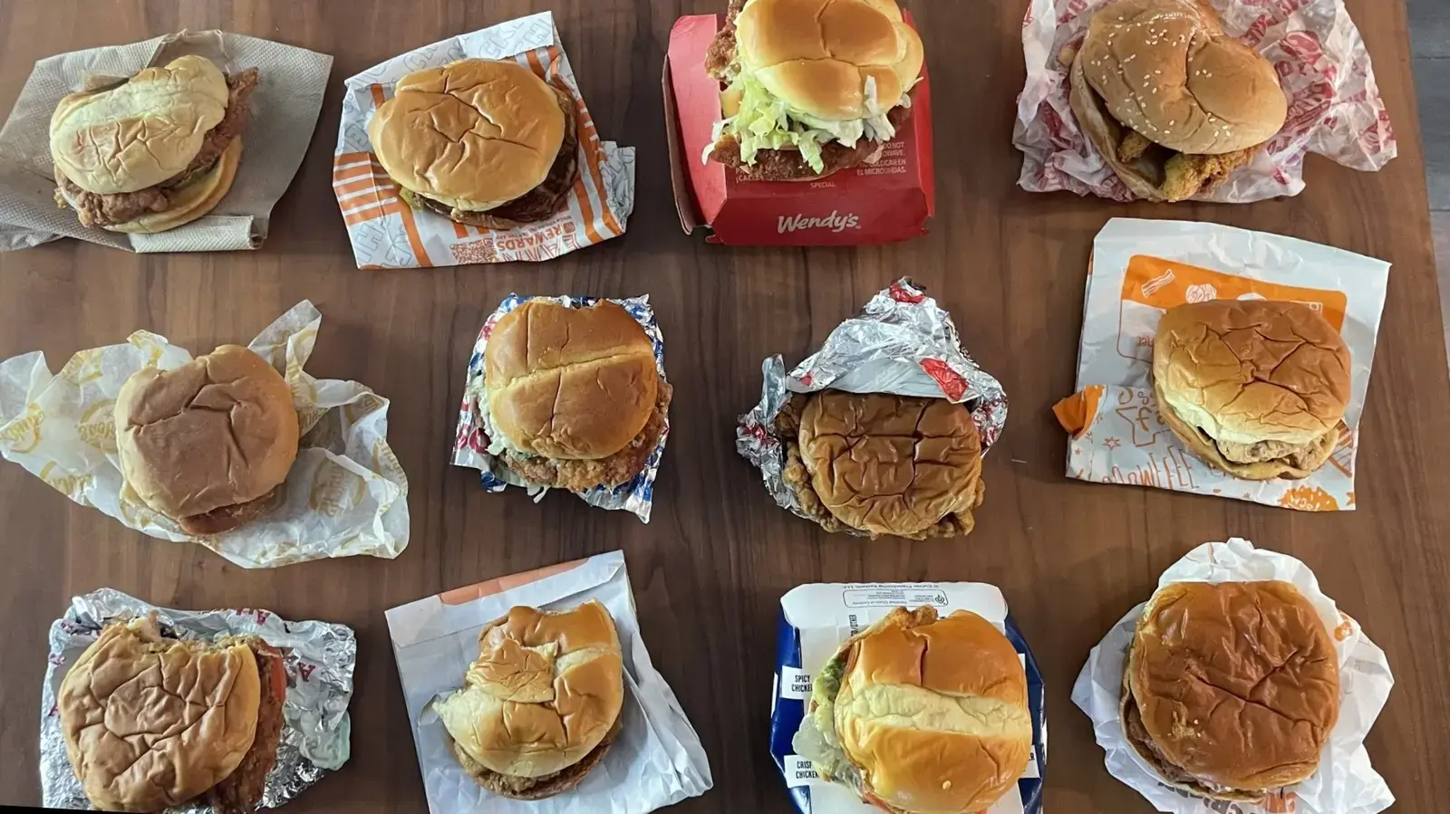 Fast Food Chicken Sandwiches Ranked by Crunch Factor