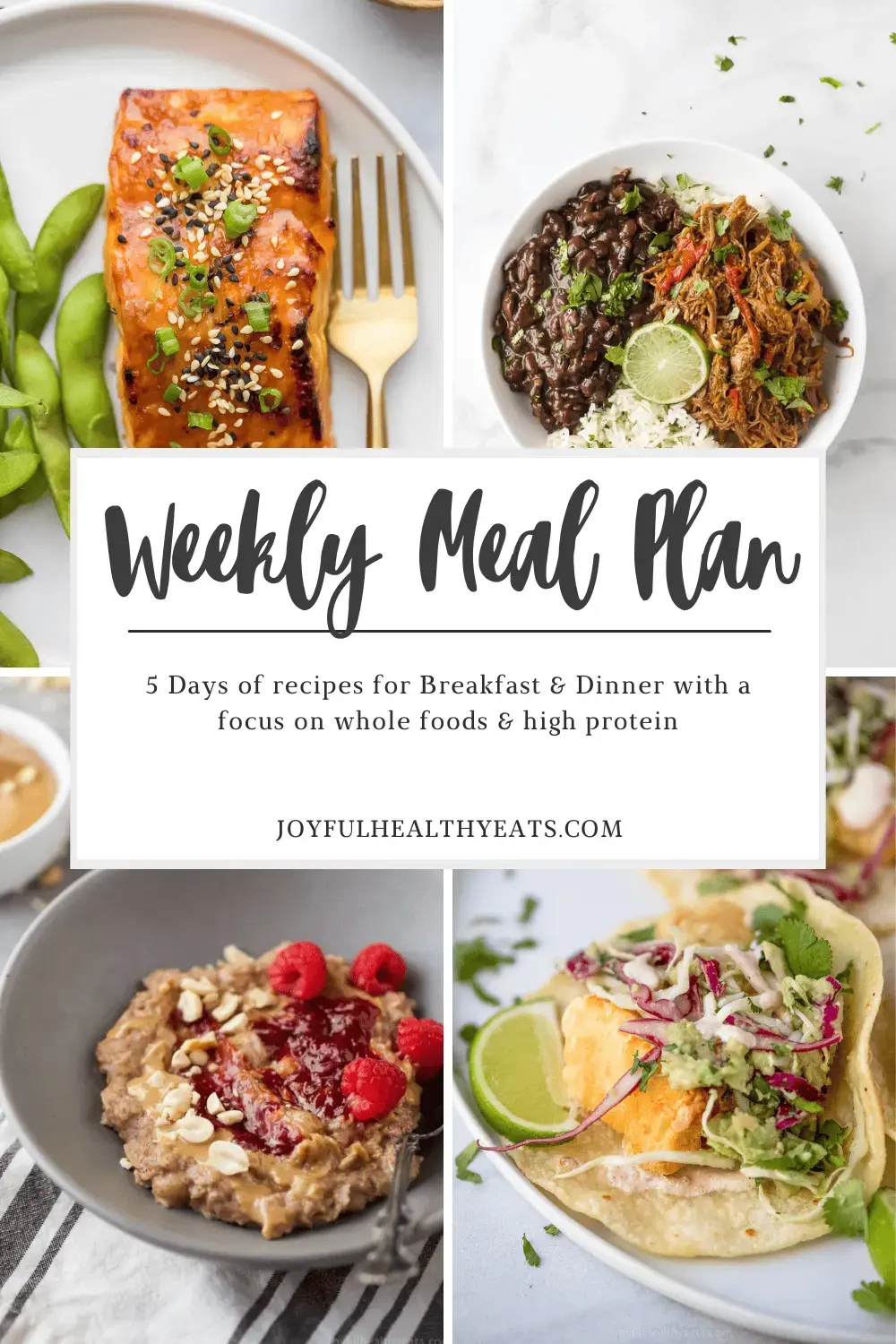Five-Day High-Protein Meal Plan Simplifies Healthy Eating