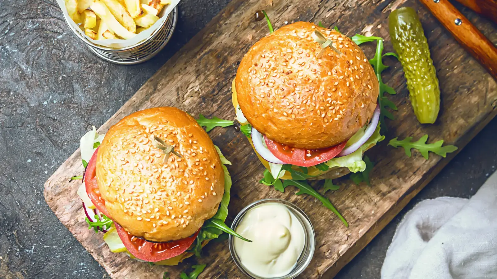 Forget Mayo — The Best Burgers Are Even Better Slathered In One Flavorful Dip