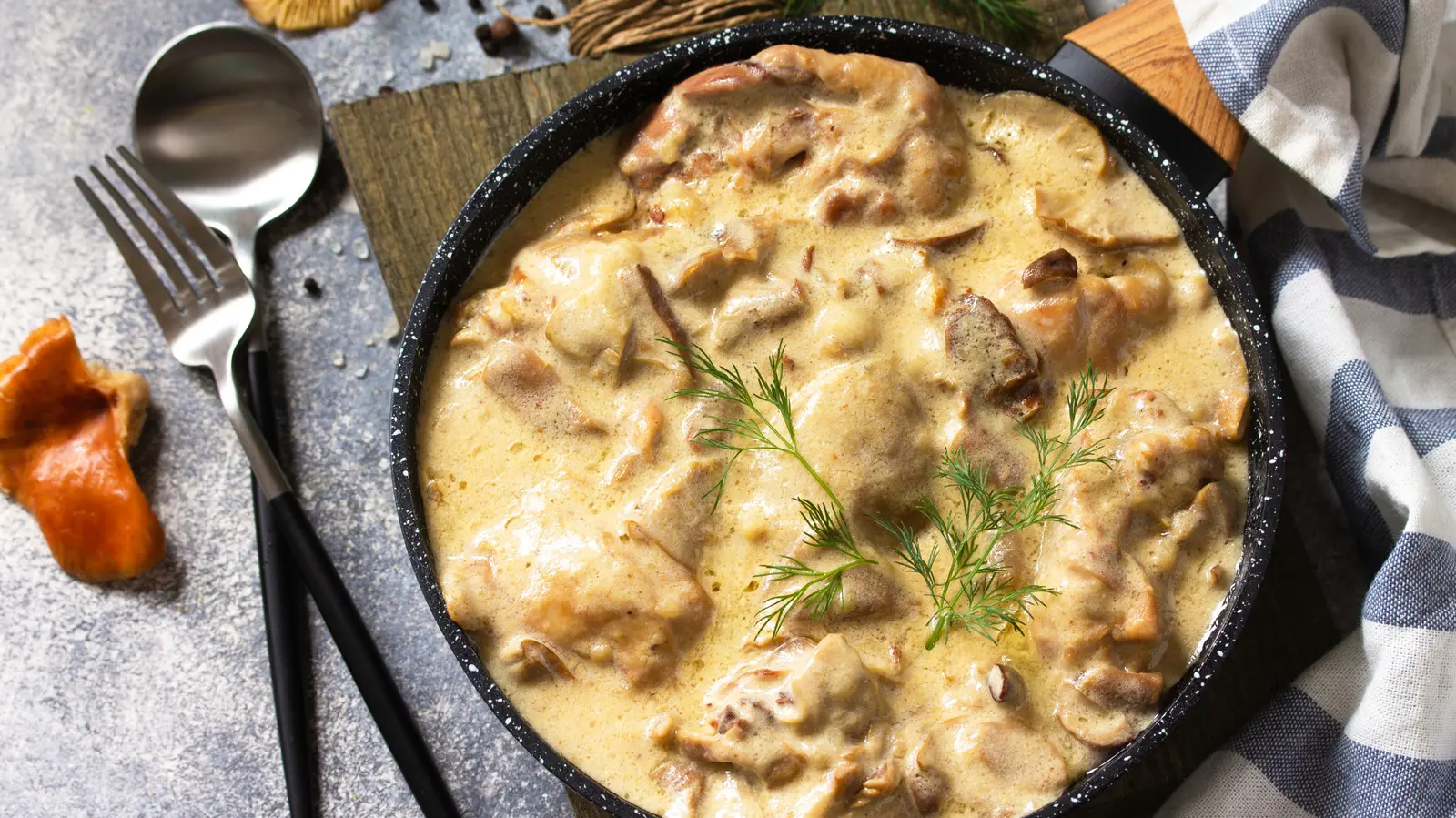 Classic Chicken Fricassée Made Easy With Canned Soup