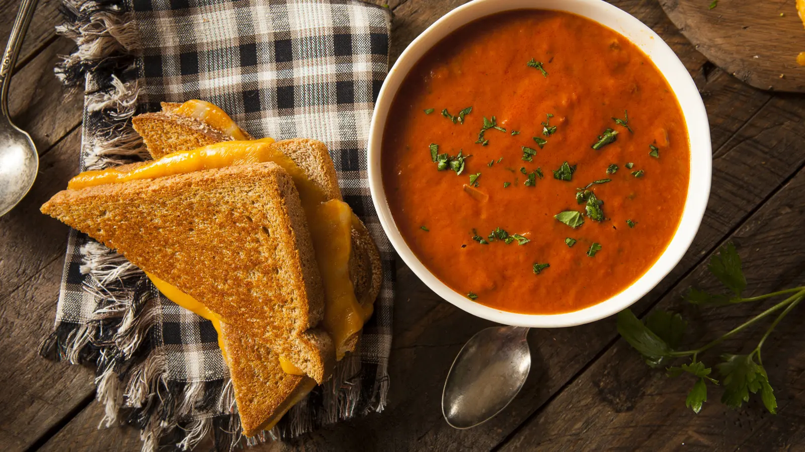 Forget Tomato Soup — Dunk Grilled Cheese In This Creamy Condiment From Your Fridge