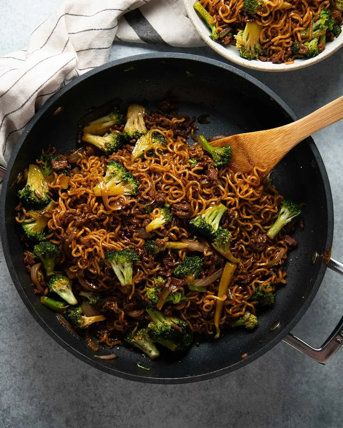 One-Pan Mongolian Beef and Broccoli Noodles for Busy Weeknights