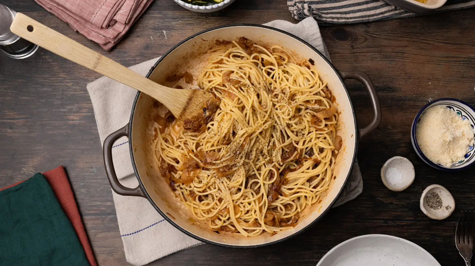 Transform Buttered Pasta Into A Cozy Fall Dish That Rivals French Onion Soup