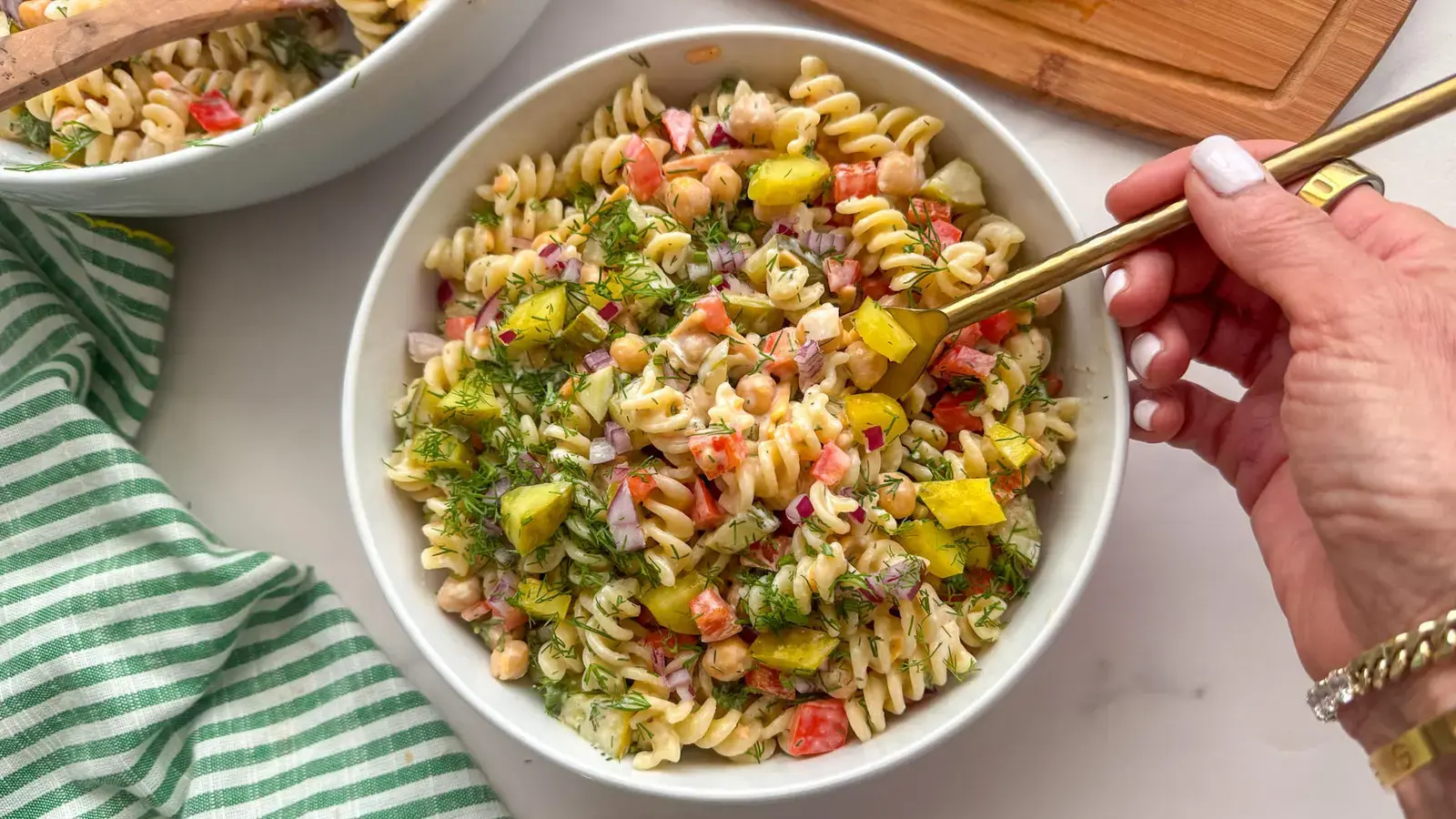 Pickle Pasta Salad Recipe