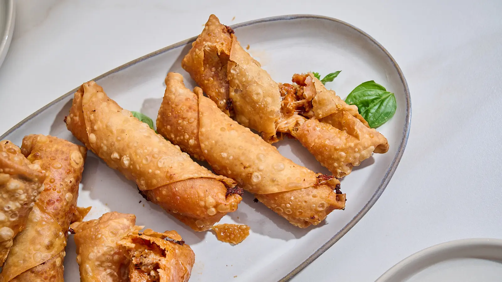 Crispy Pizza Egg Rolls With Italian Sausage Offer New Game Day Snack