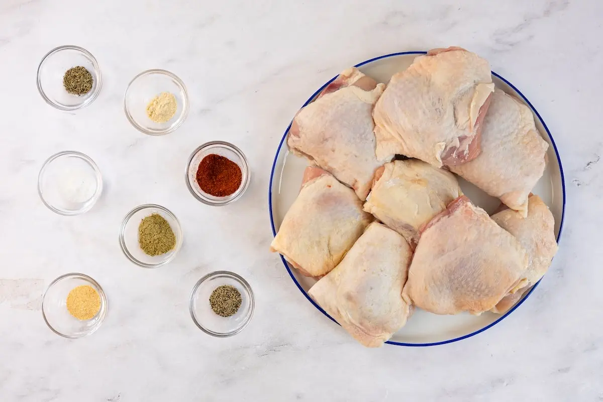 Crispy Baked Chicken Thighs