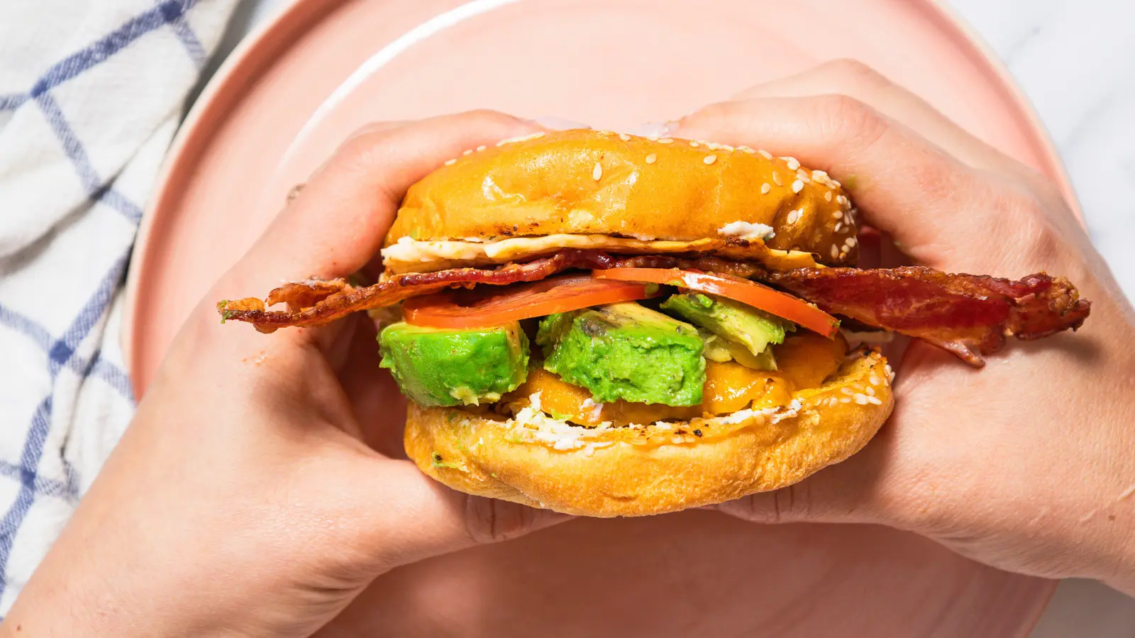 Sausage Breakfast Burger Recipe