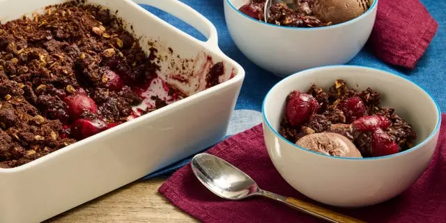 Cherry Chocolate Crisp Delights Home Bakers With Simple Ingredients