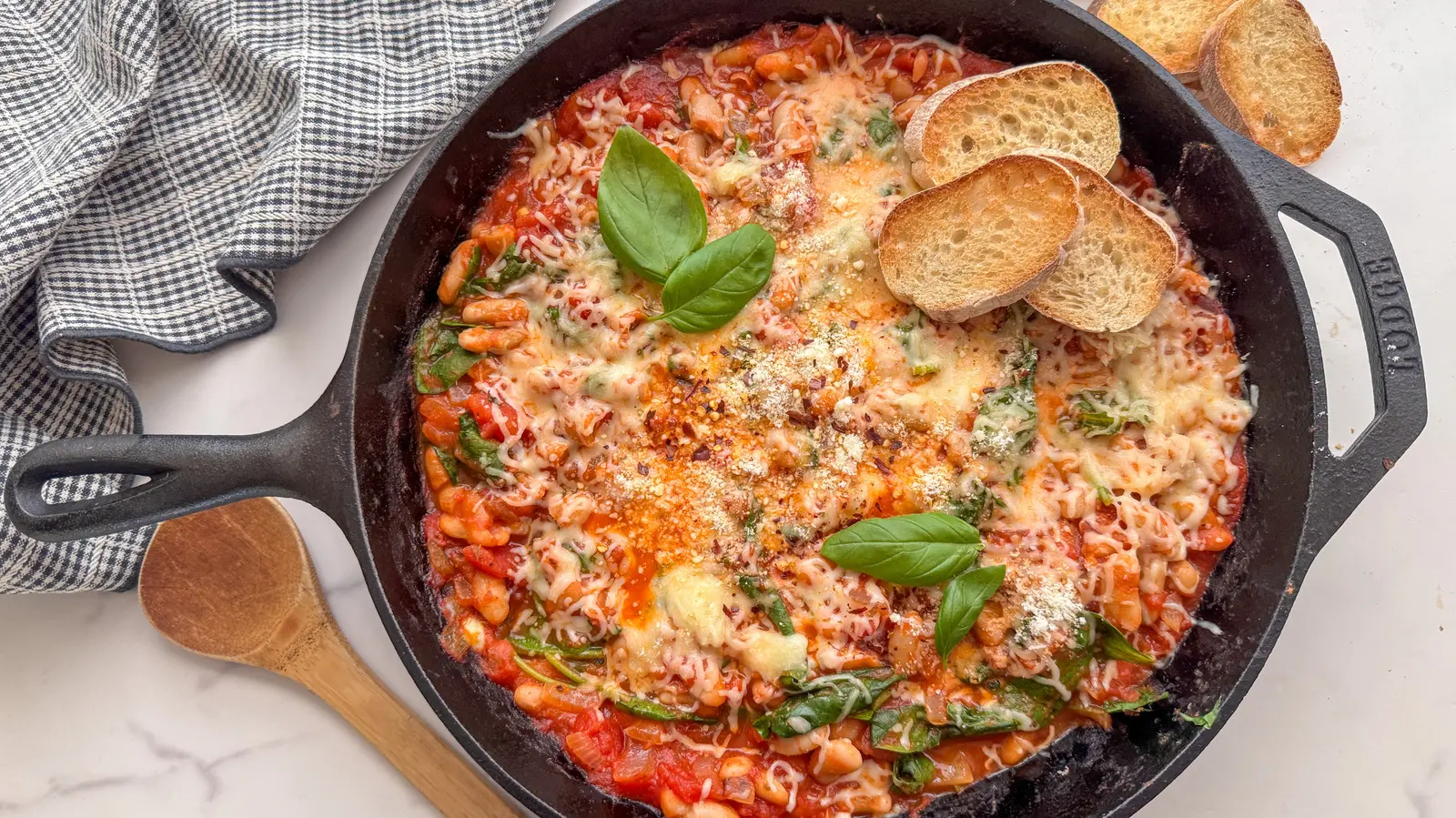Creamy Butter Beans Get a Cheesy Pizza Twist