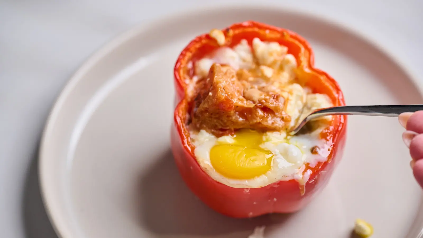 Shakshuka Stuffed Peppers Recipe