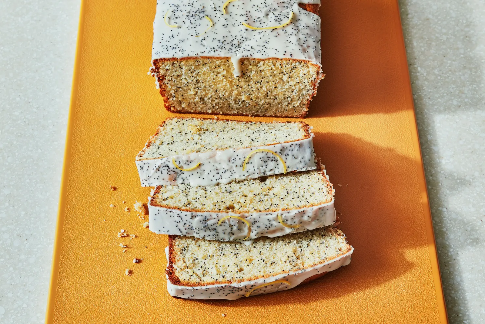 Zesty Lemon Poppy Seed Loaf Offers Bright Citrus Flavors