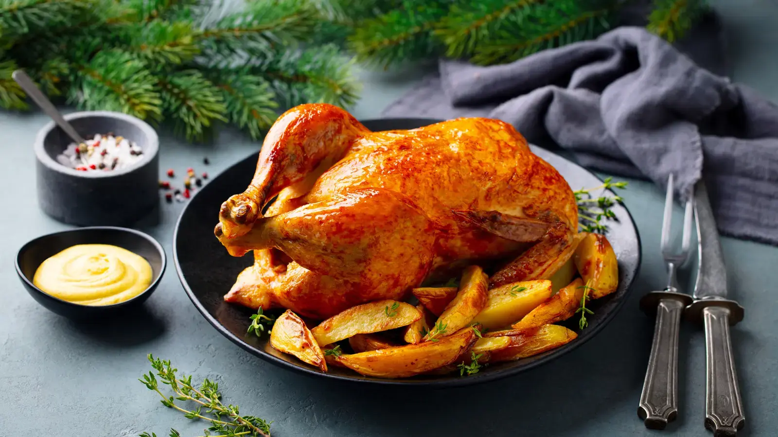 Rotisserie cooking beats traditional roasting for whole chickens
