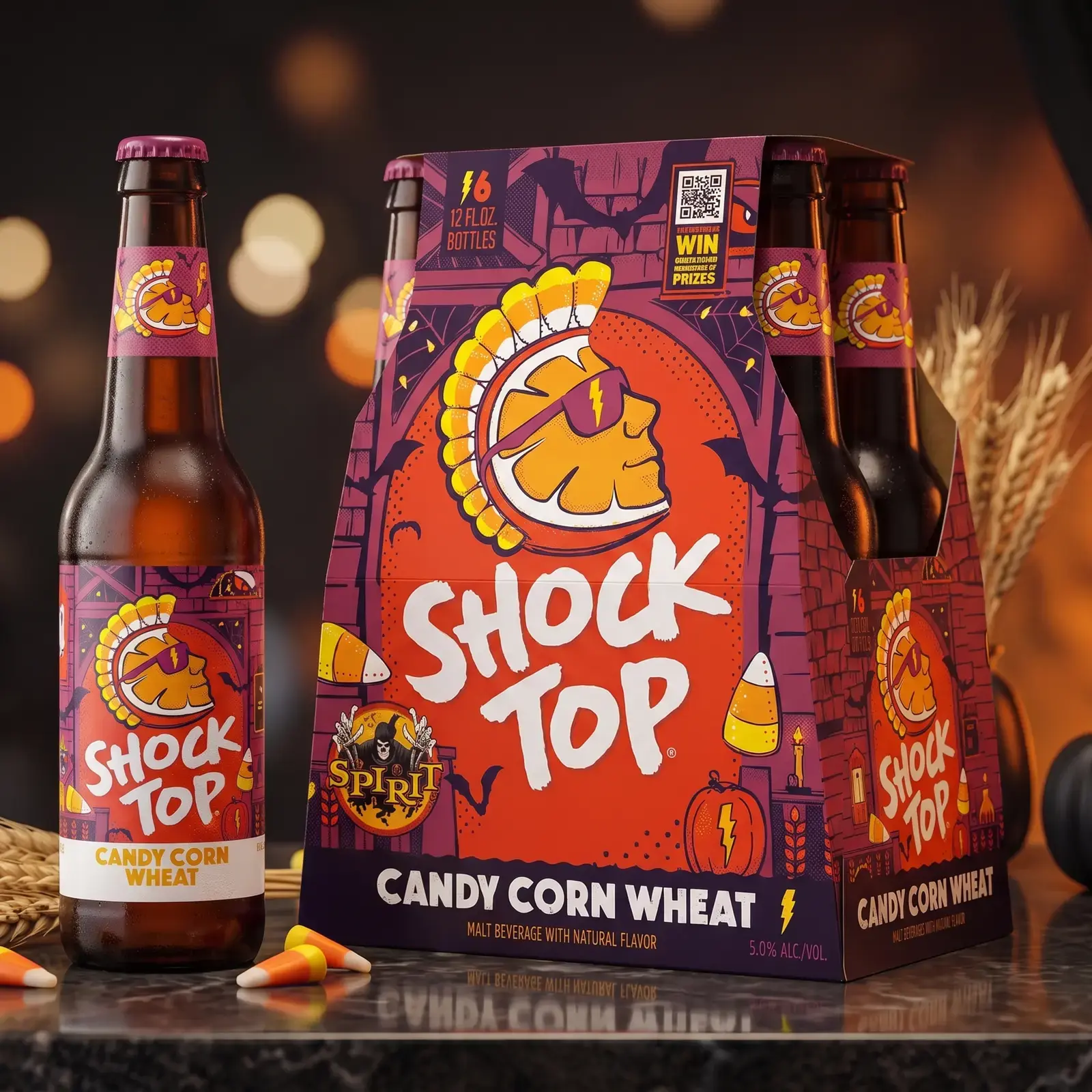 Shock Top Launches Candy Corn‑Inspired Wheat Beer