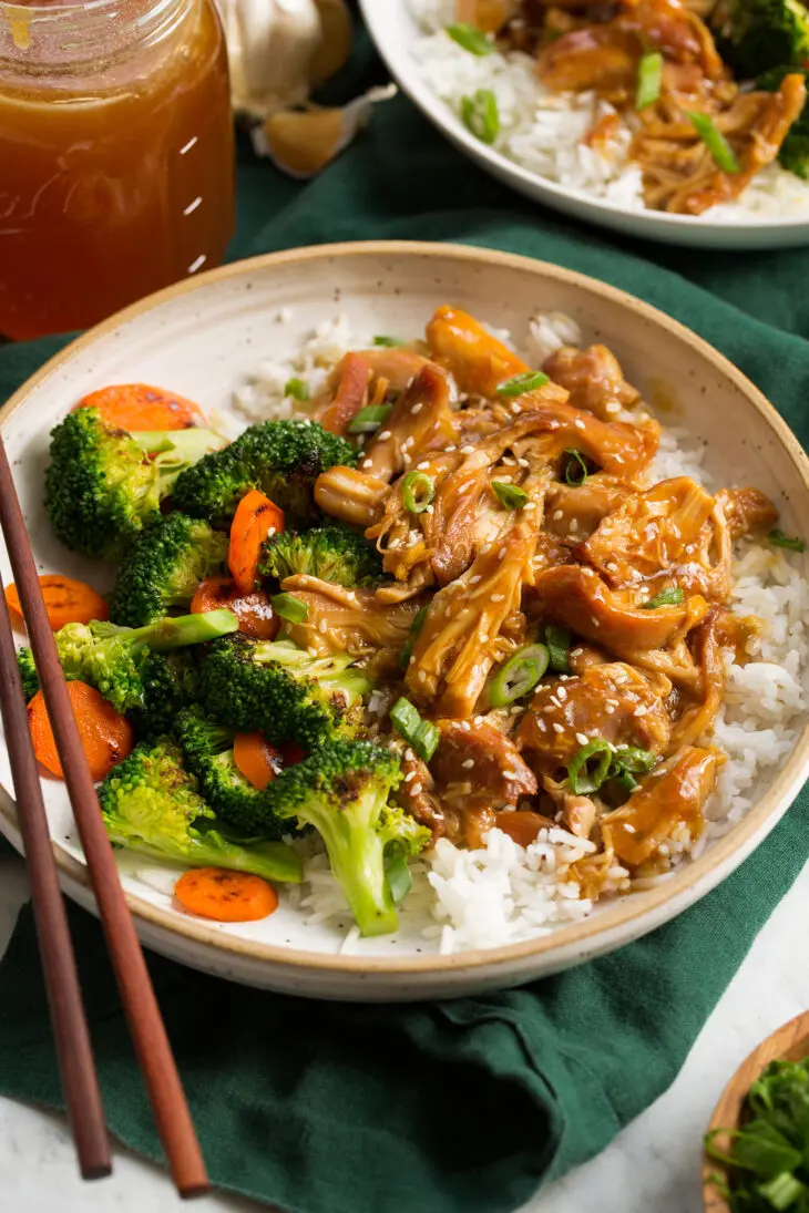Easy Slow Cooker Honey Garlic Chicken Recipe