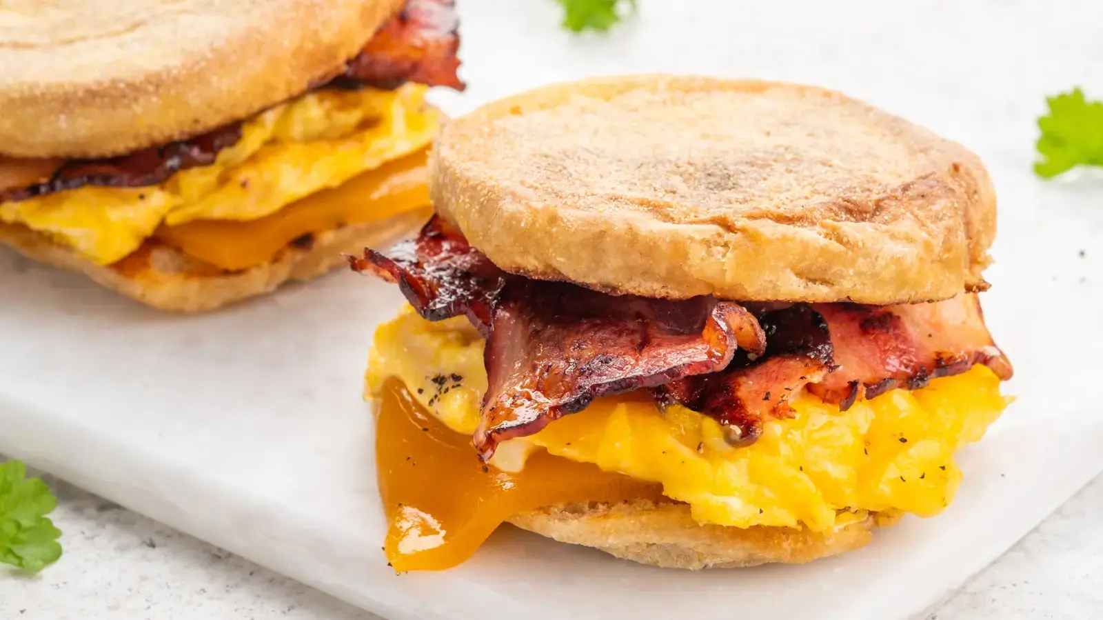 Thirteen Unusual Additions That Supercharge Breakfast Sandwich Protein