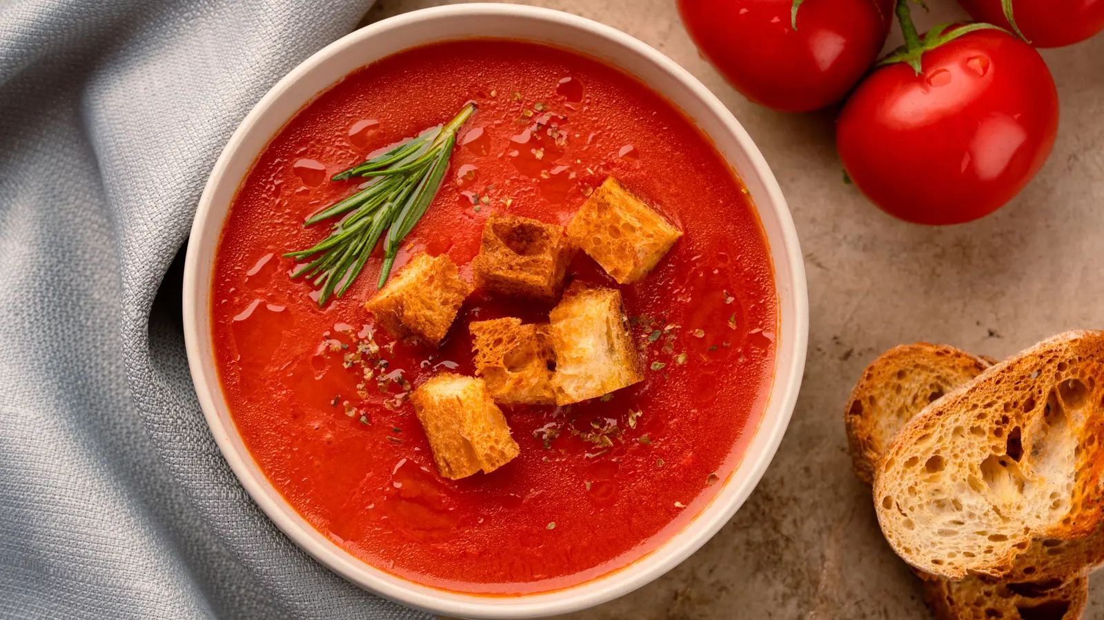 Tomato Soup Gets a Protein Boost From Unexpected Kitchen Staple