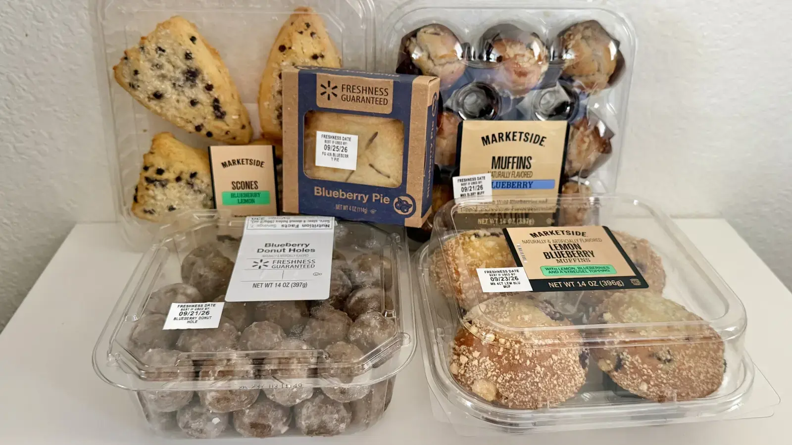 Walmart bakery blueberry desserts ranked for taste and value