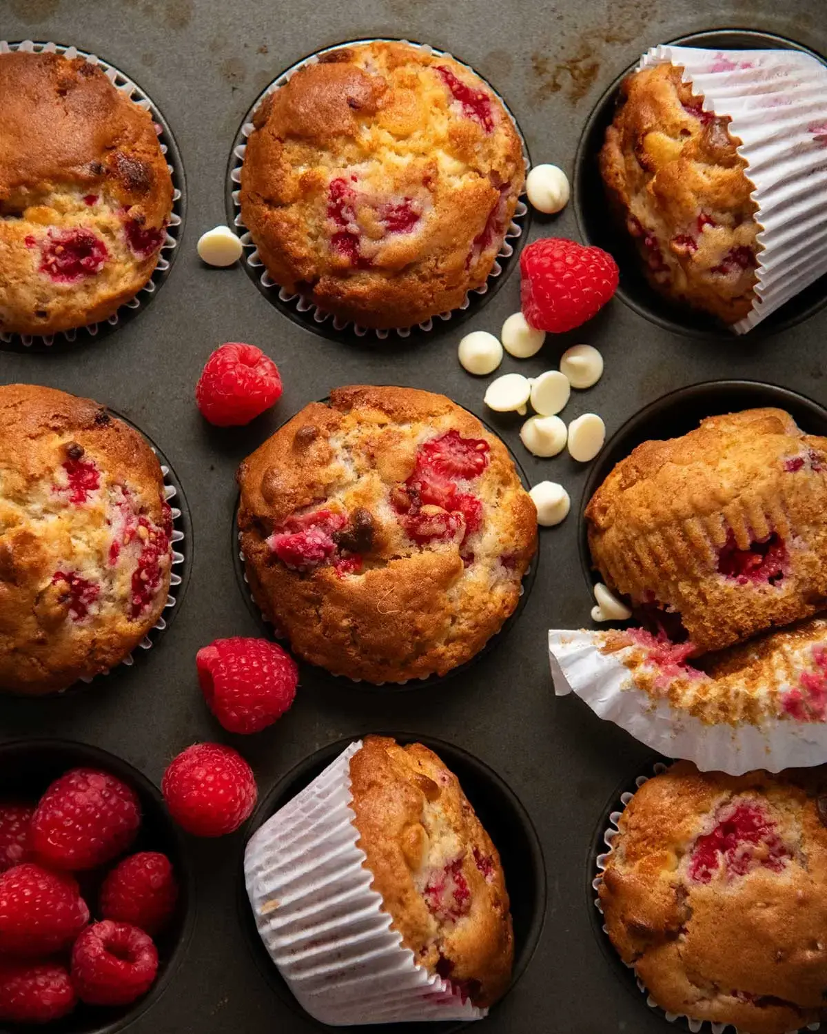 White Chocolate Raspberry Muffins: A Sweet-Tart Treat for Home Bakers