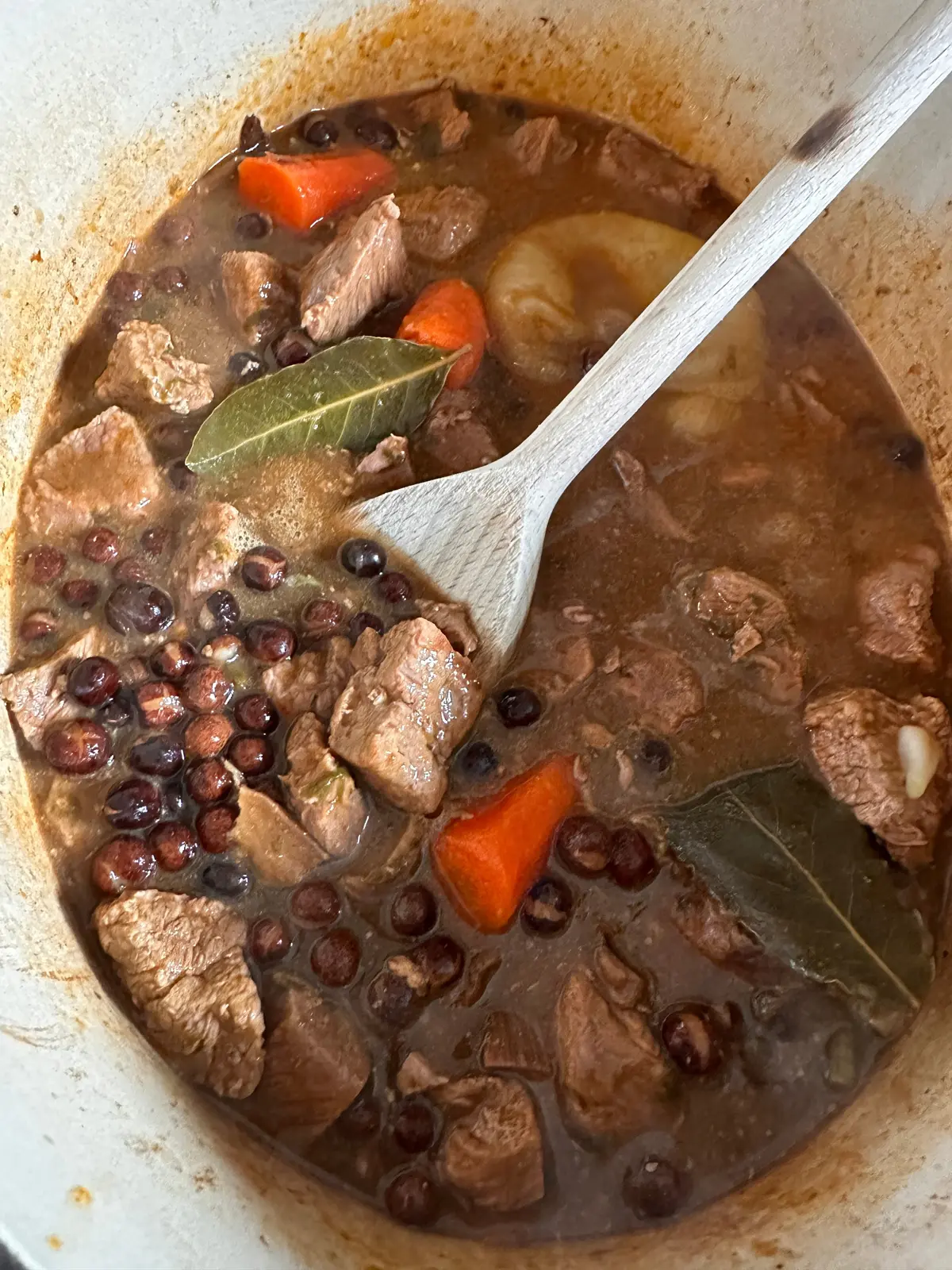 Braised Beef with Carlin Peas: A Nutritious Way to Stretch Meat