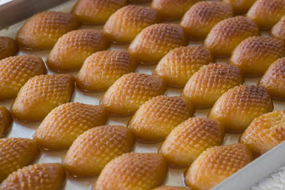 Baked Lebanese Kibbeh with Pine Nuts