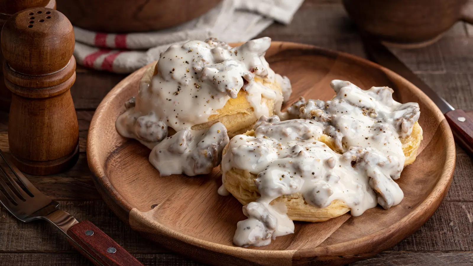 Biscuits and Gravy Made Easy with Two Store‑Bought Items